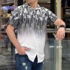 پیراهن هاوایی آستین کوتاه کد1075